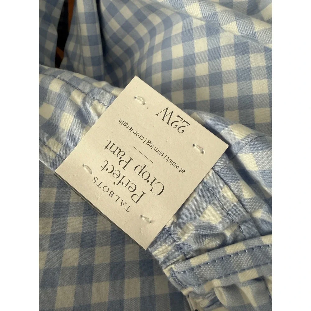 Talbots polished gingham